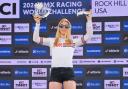 Podium place: Braintree Bullets BMX Club's Freia Challis won the the 16-year-old girls’ title at the UCI BMX World Championships at Rock Hill, USA.
