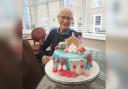 Delicious - Residents and staff worked tirelessly to create the Disney-themed cake