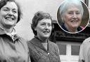 Gone but not forgotten   Mary Fairhead OBE on the right in 1981 and an  inset image of Mrs Fairhead