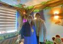 Open- Actor Paul Barber and Lesley Scott-Boutell, Mayor of Colchester, opened the St Fillans sensory room today.