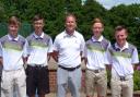 Winners all - Stoke by Nayland Golf Club's RBL team. Left to right, Max Toombs, Nathan Thompson, Justin Toombs, Harry English, Sam Nixon