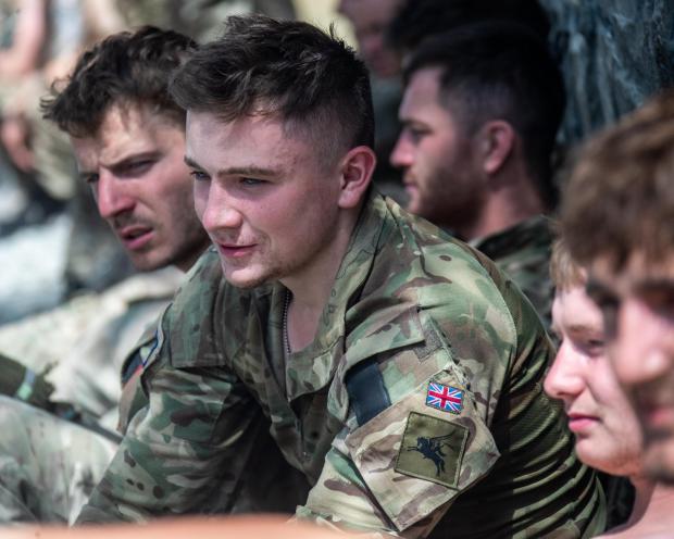 Gazette: Handout photo issued by the Ministry of Defence (MoD) of the UK Armed Forces who continue to take part in the evacuation of entitled personnel from Kabul airport. Issue date: Monday August 23, 2021. Defence Secretary Ben Wallace has said the Kabul