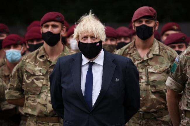 Boris Johnson visits Colchester to thank troops for efforts in Afghanistan. ALL PICTURES FROM PA