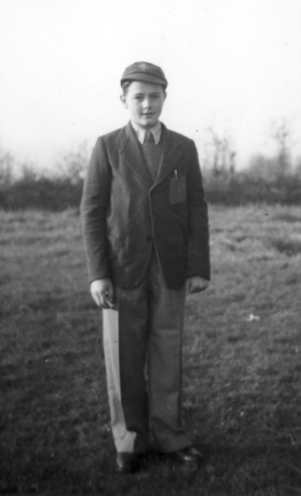 Uniform - Michael Bennet in his Colchester High School uniform