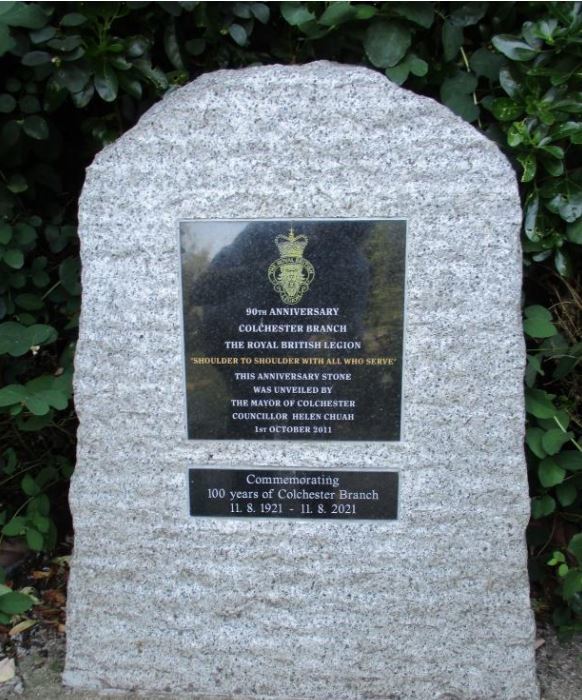 Updated - the war memorial in Castle Park, Colchester