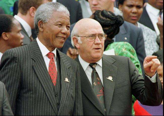 Former South African President F.W. de Klerk dies at age 85 - Liam Delaney, Colchester Sixth Form College
