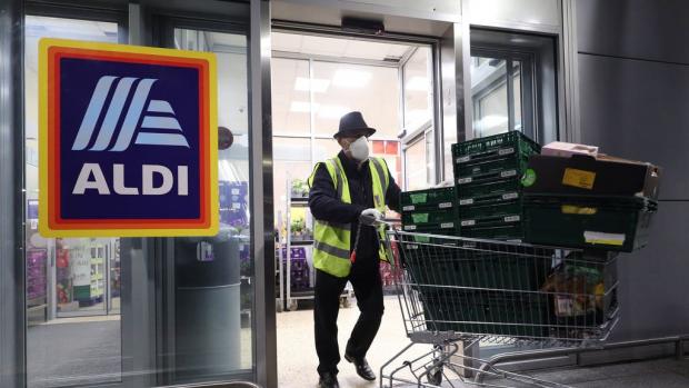 Gazette: Aldi asked all customers to wear a face mask when visiting UK stores. (PA)