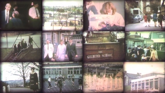 Preview - this collage providea a glimpse of some of the images in the cine film about the Gilberd School