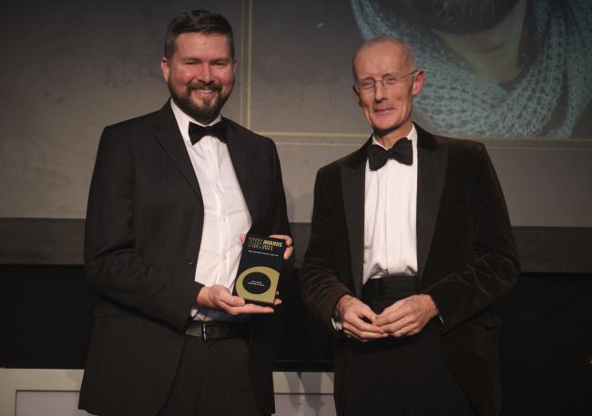 Dedicated - Dr Liam Jarvis (left) was recognised for his innovation during the Covid-19 pandemic