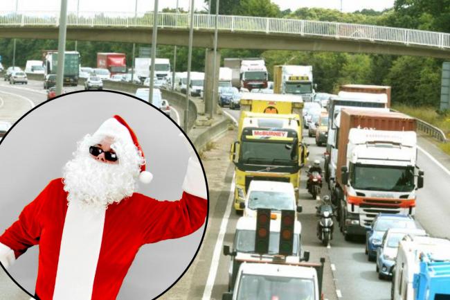 Motoring experts explain why driving in your Christmas party outfit this festive season could land you with a fine