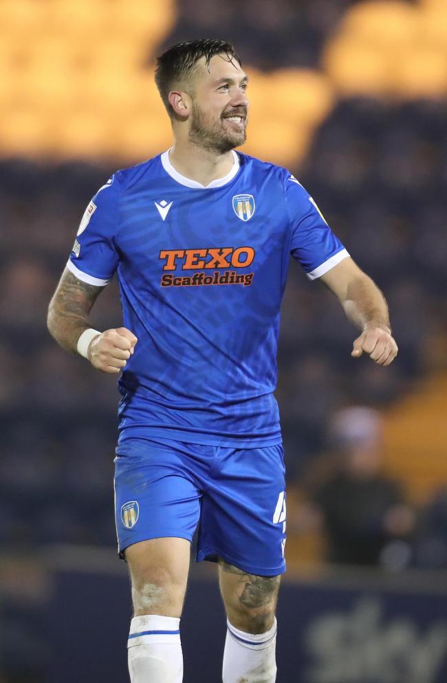 Achievement - Colchester United defender Luke Chambers is set to make his 800th career appearance tonight when the U's take on Forest Green Rovers Picture: STEVE BRADING