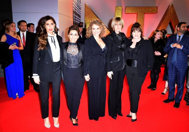 Gazette: Stacey Solomon with panellists from ITV’s daytime chat show Loose Women (Ian West/PA)