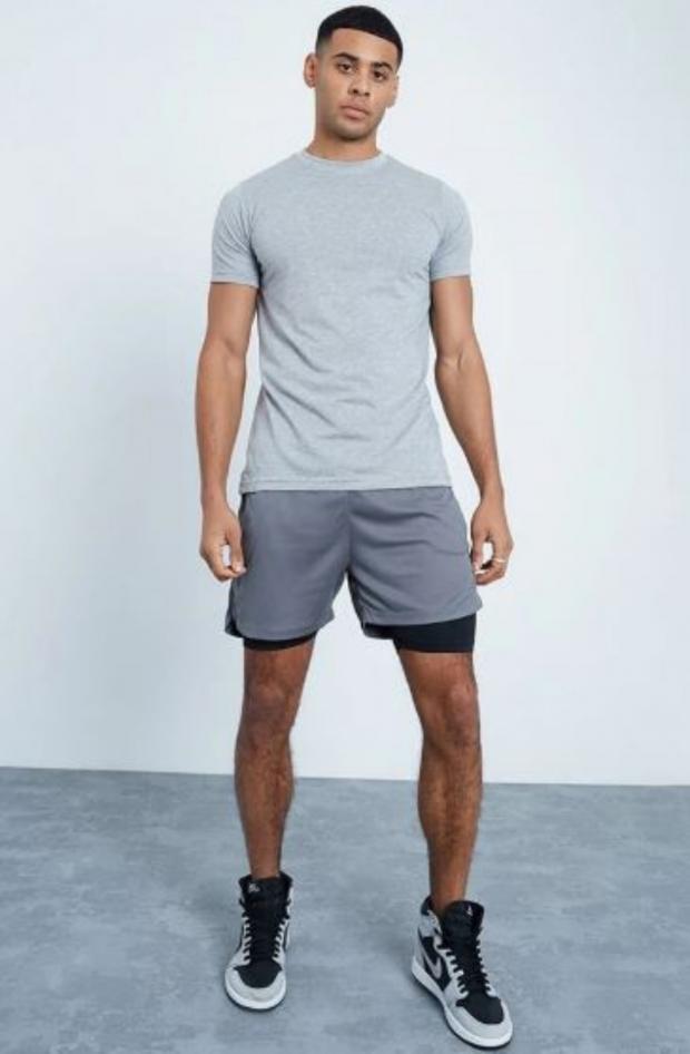 Gazette: Grey Active 2 In 1 Shorts (I Saw It First)