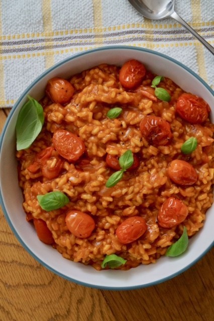 Meals - a vegan tomato risotto 