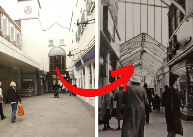 Long Wyre Street, Colchester, in present times and how it was in times gone by