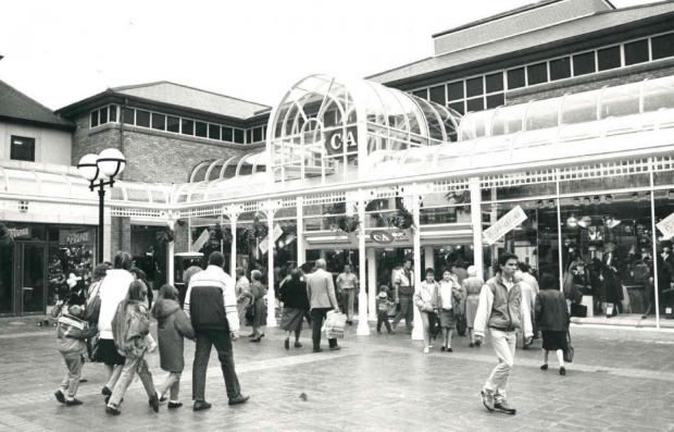 Gazette:  Culver Square as it appeared in 1987