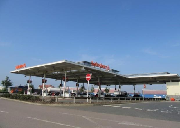 Gazette: Slipping – Sainsbury's at Tollgate Retail Park had previously been the cheapest place in Colchester for fuel before other forecourts dropped their prices