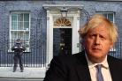 Downing Street staff allegedly held weekly 'Wine Time Friday' parties despite Covid restrictions. Photos via PA show No 10 Downing Street and Boris Johnson, who is facing calls to resign.