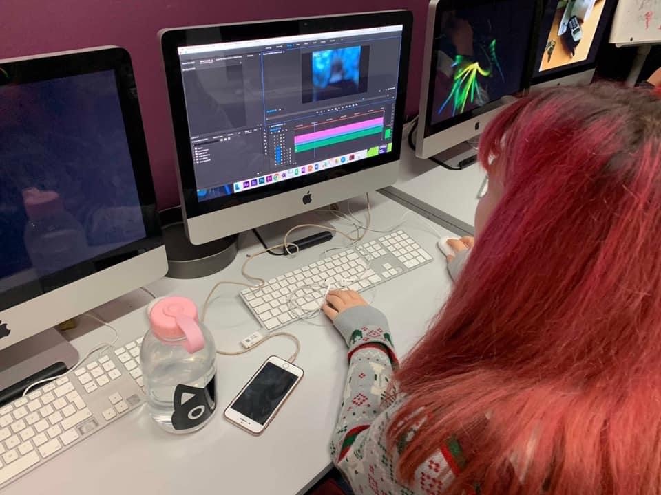 Editing - during her studies Lucy spent lots of time creating videos and film