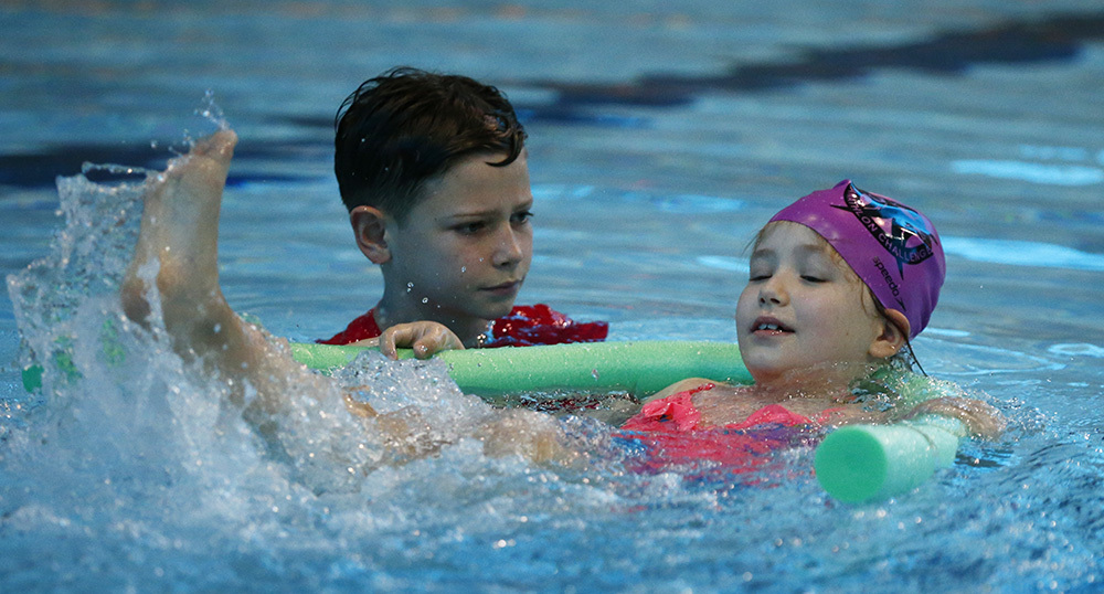 Making a splash - pupils from Milldene Primary enjoyed swimming at the London Aquatics Centre