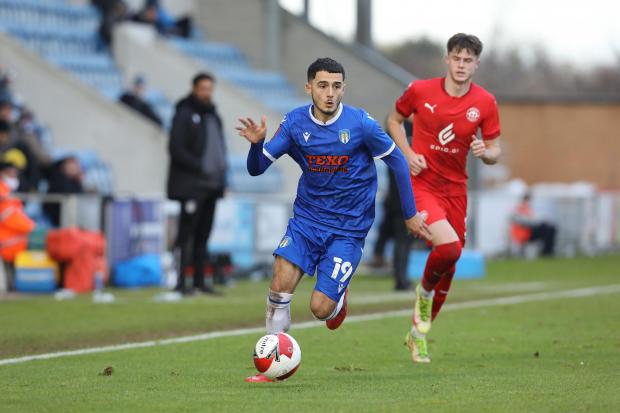 Colchester United loanee Armando Dobra has been selected for Albania under-21s for their forthcoming games against Czech Republic and England Picture: STEVE BRADING