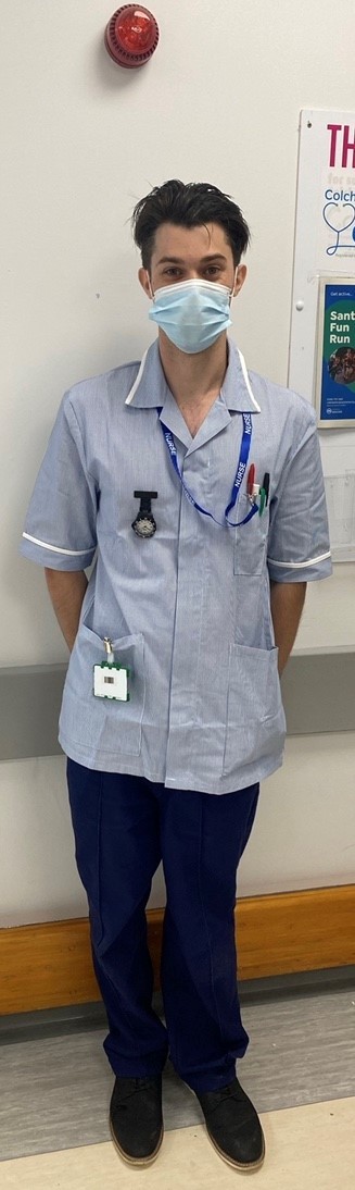Graduate - Lewis Reed, 33, always dreamt of becoming an nurse