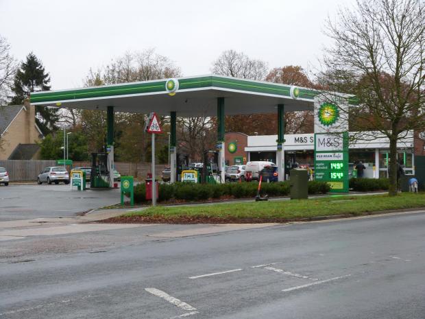Gazette: Expensive - the BP on Ipswich Road has the most expensive fuel at petrol stations in Colchester apart from petrol stations on the outskirts of town