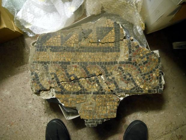 Gazette: Mosaic - an extract uncovered by the Victorians