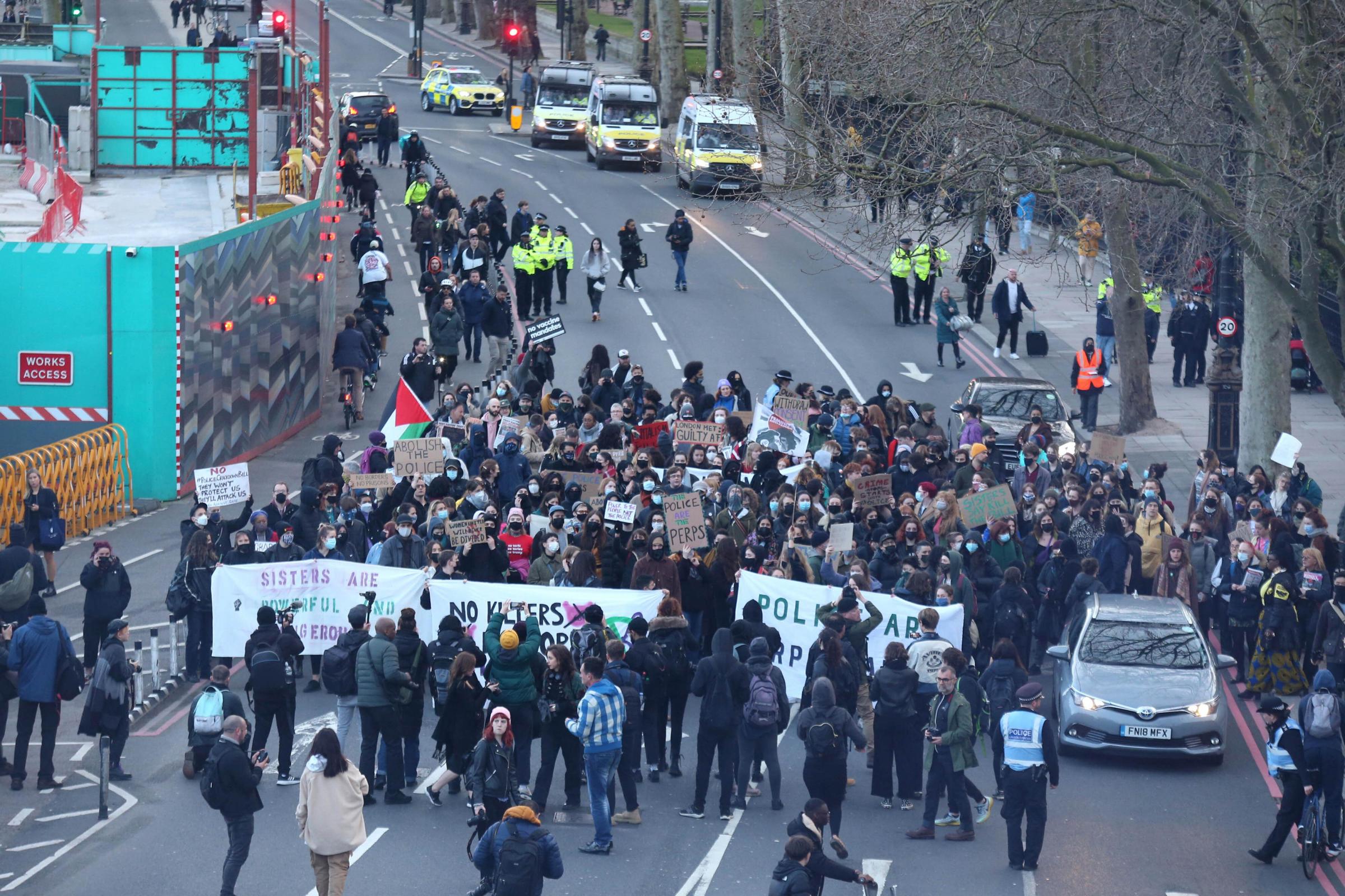 Protesters set off rape alarms and demand 'radical change' at Met Police - Vimarsana News