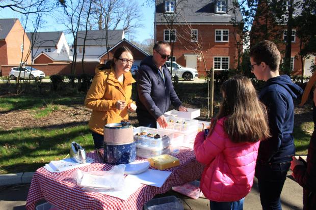 Gazette: Cakes and bakes – Tim and Sarah Hayward sell cupcakes as part of the fundraiser