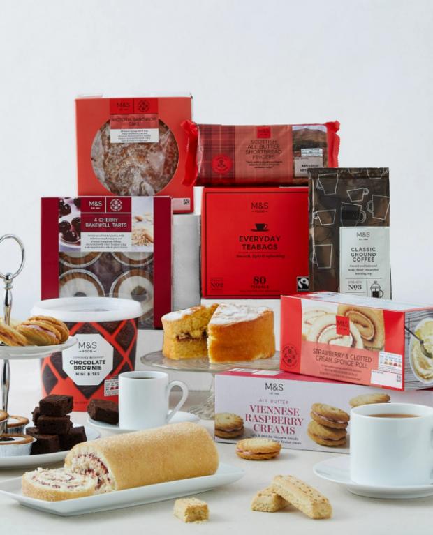Gazette: Afternoon tea collection. (Marks and SpencerS)