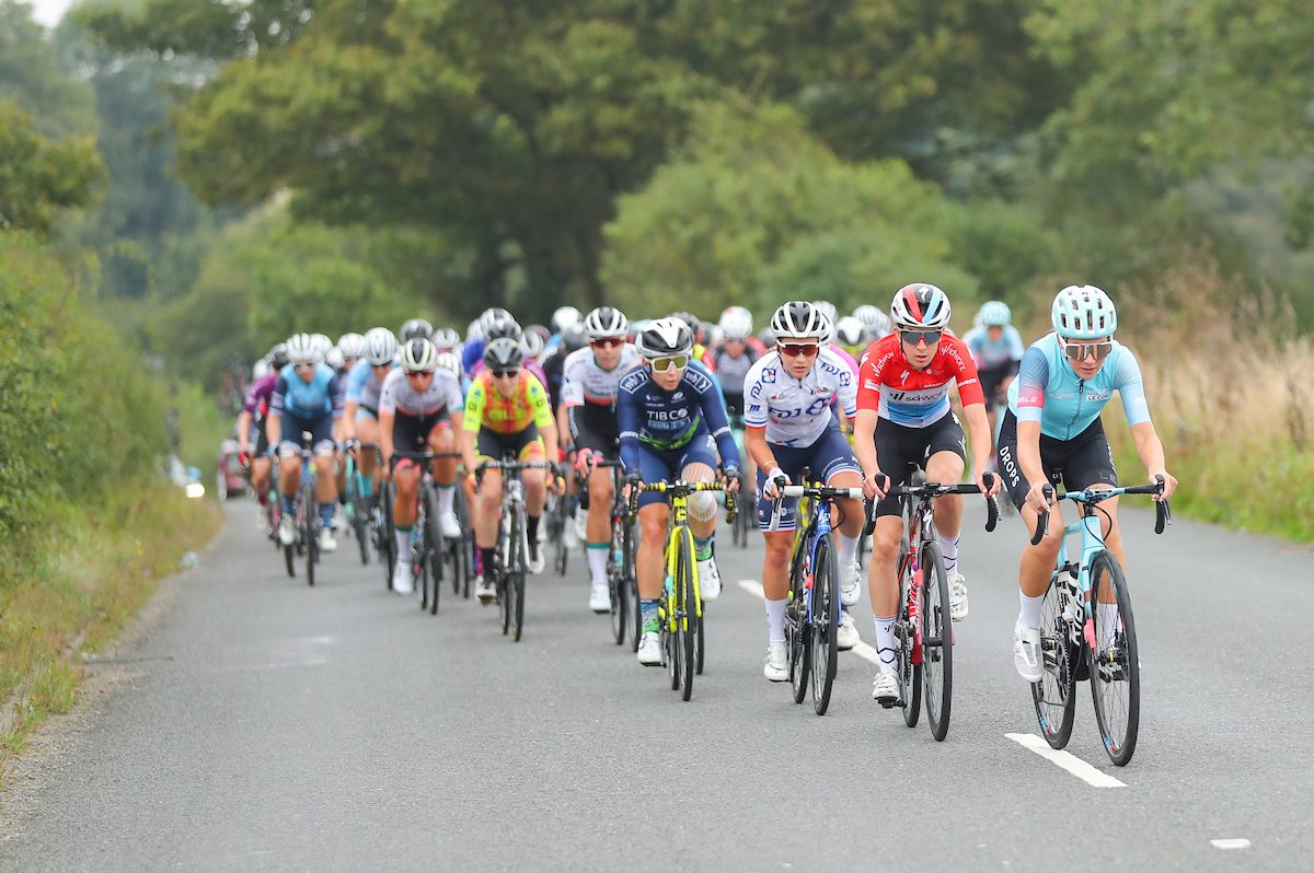 Womens Tour cycling through Colchester borough in 2021. Picture: SWPix