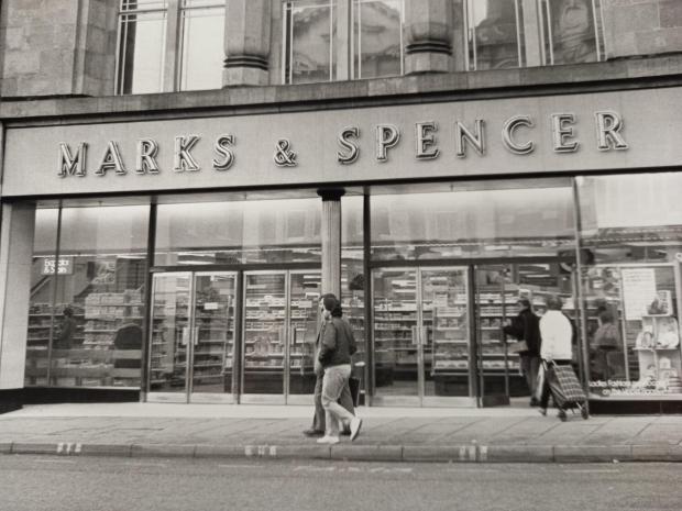 Gazette: Marks and Spencer pictured in 1987