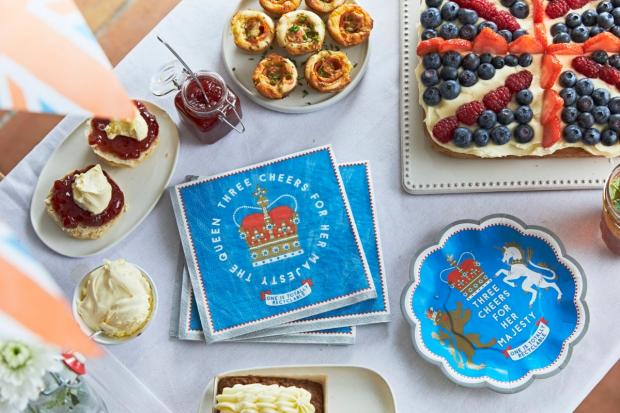 Gazette: Queen's Jubilee Paper Plates and Napkins (Lakeland)