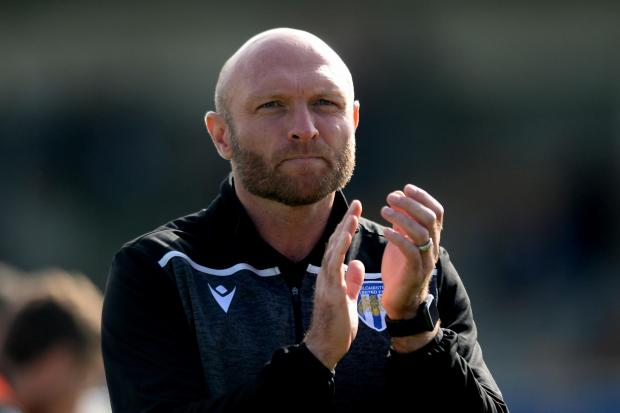 On the up - Colchester United interim head coach Wayne Brown has steered the club to a 15th-place finish in League Two Picture: RICHARD BLAXALL