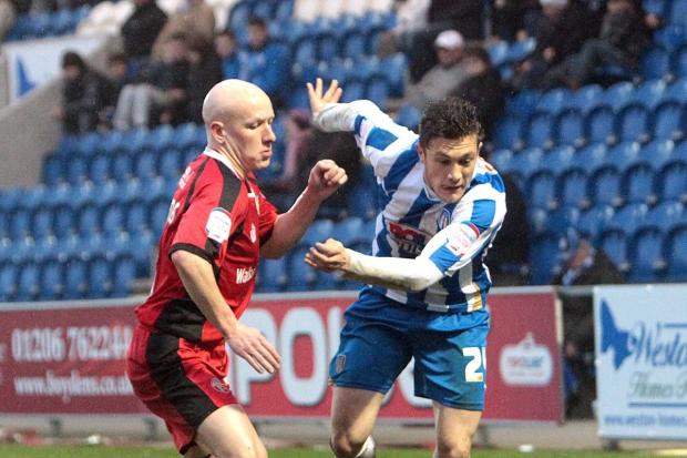 Flashback - Ben Coker pictured during his Colchester United days, back in 2011 Picture: STEVE ARGENT