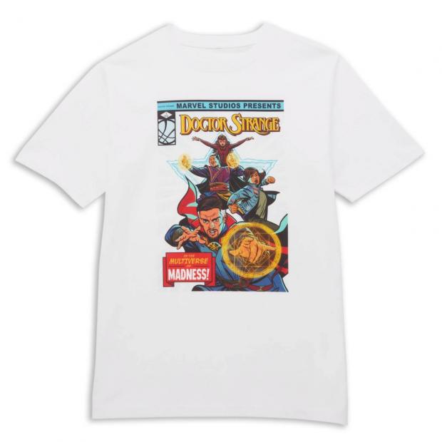 Gazette: Marvel Dr Strange Star Comic Oversized Heavyweight T-Shirt (Zavvi)