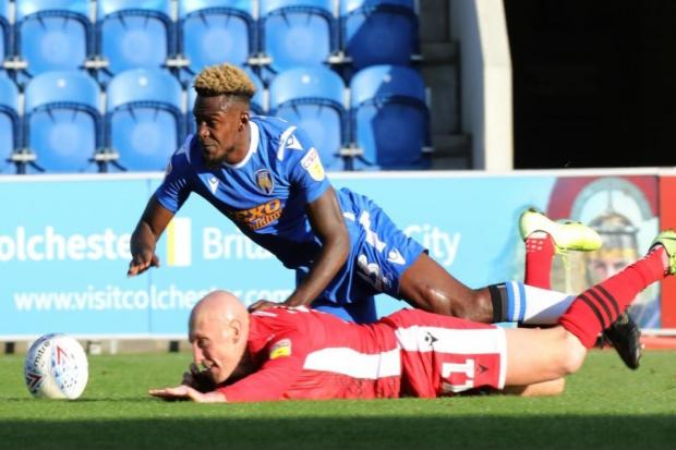 Moving on - former Colchester United striker Theo Robinson has been released by Bradford City Picture: STEVE BRADING
