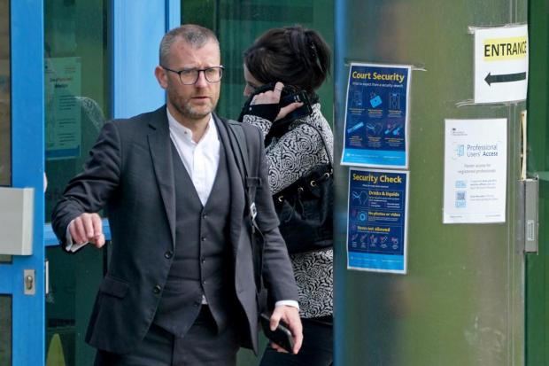 Sentenced - Jarvis arriving at Basildon Crown Court for the hearing