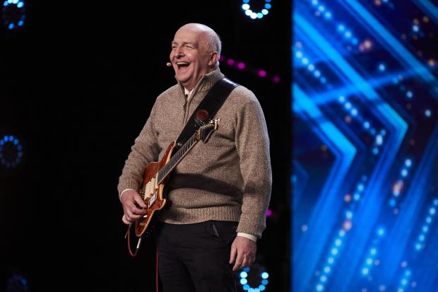 Kenny pictured during his special audition (pics: ITV/SYCO/Thames)