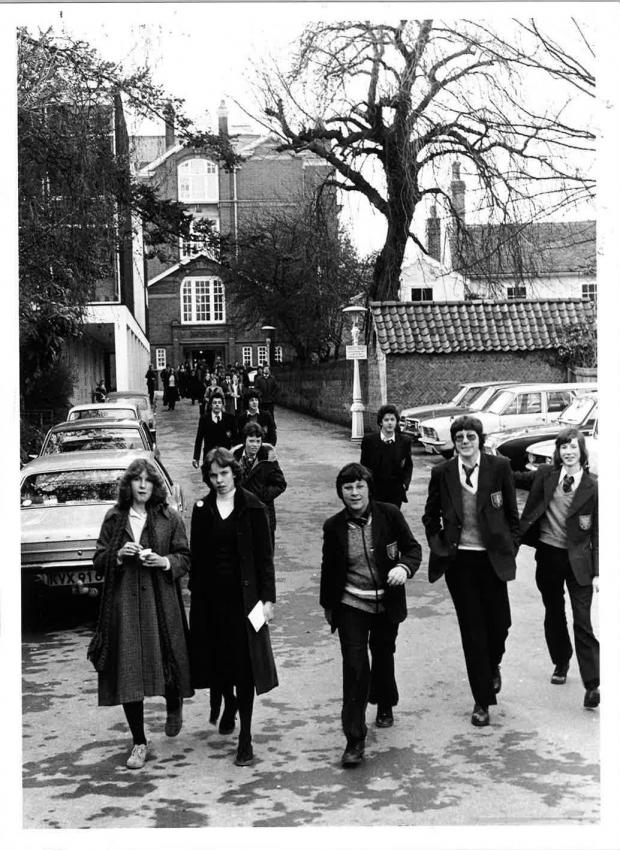 Gazette: Pupils at the school in 1979. Picture: Newsquest