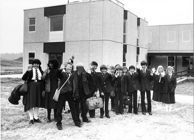 Gazette: The new Gilberd School in Highwoods, which opened on September, 1980. Picture: Newsquest