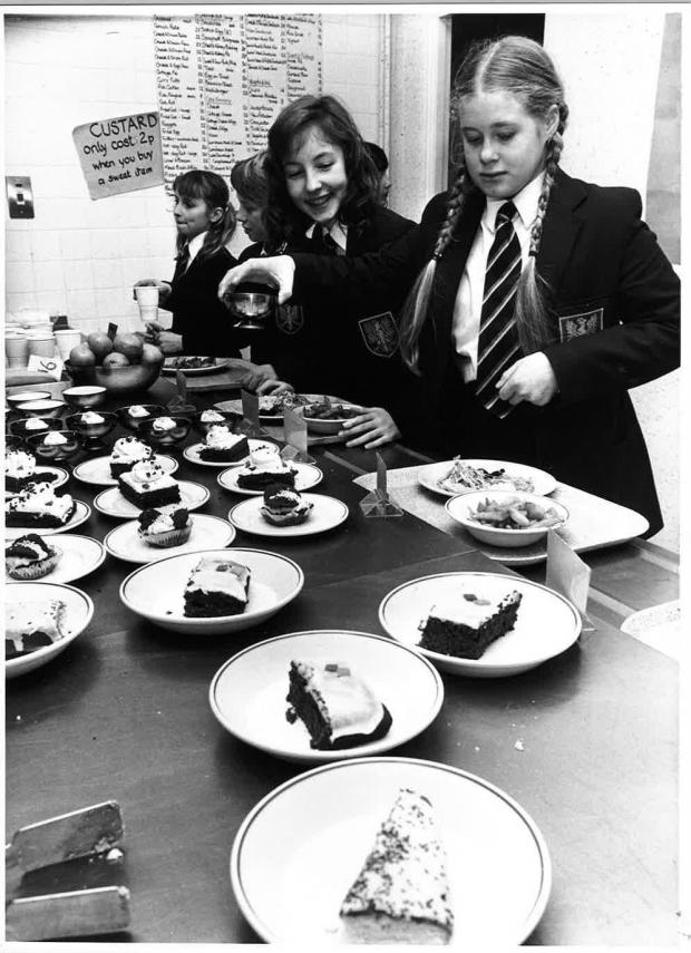 Gazette: Self service school dinners, January 23 1981. Picture: Newsquest
