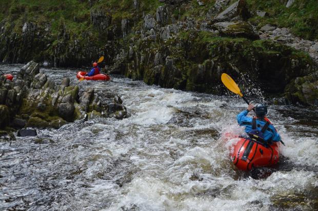 Gazette: White Water Rafting and Cliff Jumping in the Scottish Highlands. Credit: Tripadvisor