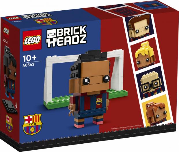 Gazette: LEGO® BrickHeadz™ FC Barcelona Go Brick Me. Credit: LEGO