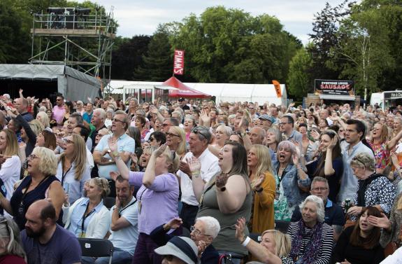 Gazette: Ball and Boe concert at Colchester's Castle Park. Pictures by Steve Brading Gazette: Ball and Boe concert at Colchester's Castle Park. Pictures by Steve Brading