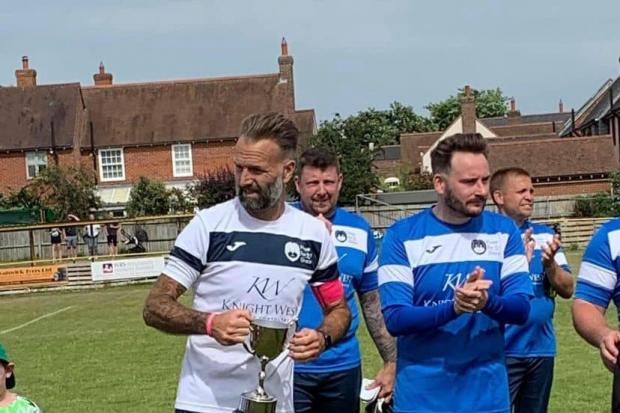 Match winner – former Colchester United skipper Karl Duguid pictured after last month's Hope for Grace charity match at the Hawthorns, last month