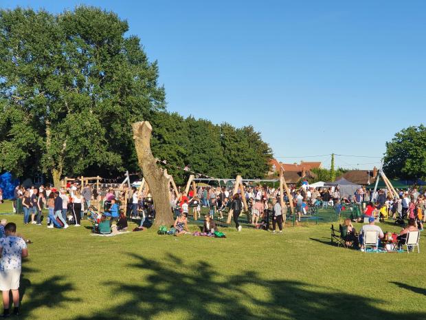 Gazette: Kids and families enjoying the new Silver Witch Green park