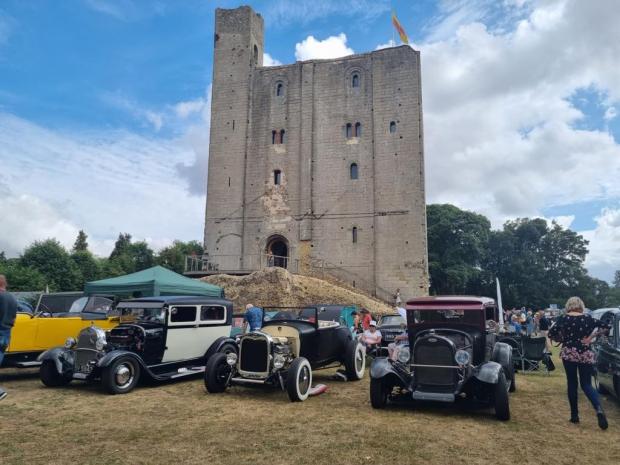Gazette: The historic castle was the backdrop for the much-loved event