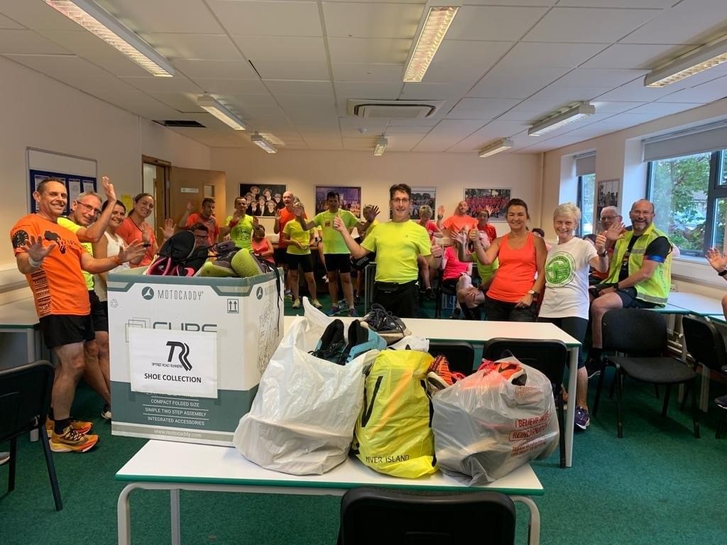 Tiptree Road Runners donate trainers to JogOn scheme - Vimarsana News